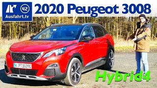 2020 Peugeot 3008 HYBRID4 300 e-EAT8 - Kaufberatung, Test deutsch, Review, Fahrbericht Ausfahrt.tv