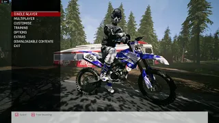 MXGP PRO. Gameplay. Beginning of game.