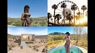 My 1st Coachella | Road Trip With Friends, NEW Hairstyle, Desert House Tour, and MORE
