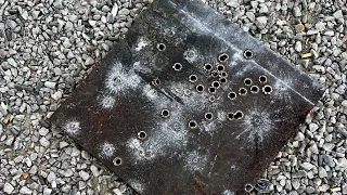 Steel plate vs bullets what can it stop?