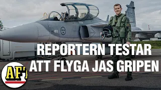 Se bilderna: Aftonbladet flyger Jas 39 Gripen: ”Ta mig härifrån"