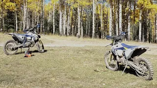 Husqvarna TE 250i Review Compared to Beta X-Trainer