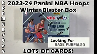 2023-24 Panini NBA Hoops Winter Blaster Box! Guaranteed Hit - Snow in the arena!?