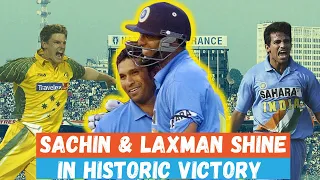 Fighting tons from Sachin & Laxman romp India home | India vs Australia 2nd ODI TVS Cup 2003