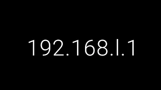 192.168.l.1 Admin Login ️(Username & Password)