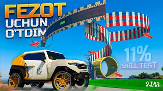 GTA5 ONLINE / FEZOT UCHUN O'TDIM 11% SKILL TESTNI #58 / @KHIVAGAME  UZBEKCHA LETS PLAY