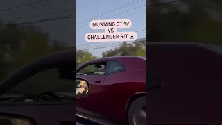 Mustang GT vs Challenger RT 🤣