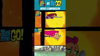 Teen Titans (2003) vs Teen Titans GO! Intro (Comparison)