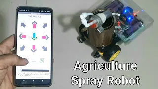 How to Build a WiFi-Enabled Pesticide Spray Robot for Advanced Agriculture