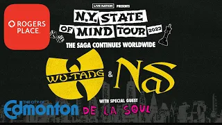 LEGENDS | Nas, Wutang Clan, De la Soul at Rogers Place New York State of Mind Tour (VLOG) 10/13/23