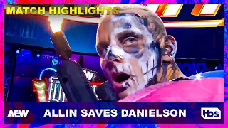 Darby Allin and a Flamethrower Save Bryan Danielson (Clip) | AEW Dynamite | TBS