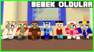 ŞEHİRDEKİ HERKES BEBEK OLDU! 👶 - Minecraft ZENGİN FAKİR HAYATI