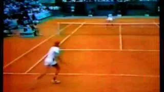 Borg's passing shot