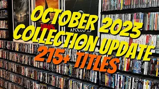 October 2023 Blu-ray + 4K + DVD Collection Update - 215+ Titles Added to the Collection