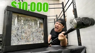 $10,000 IF YOU CAN BREAK THIS!! (UNBREAKABLE GLASS CHALLENGE)