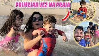 PRIMEIRO BANHO DE MAR DO ZYON * nos surpreendeu  | Kathy Castricini