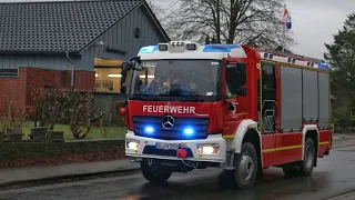 Alarmierung + Anfahrt + Ausrücken - HLF 10 | TSF-W [ Feuerwehr Neuberend ]