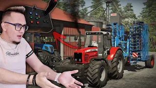 JAK TEN MF MRUCZY *TALERZOWANIE* 🔥 [2xKAMERKI] Farming Simulator 22 [GAMING BUTTON BOX] 😍 MafiaSolec