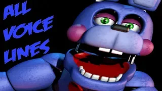 Rockstar Bonnie | All Voicelines with Subtitles | Ultimate Custom Night