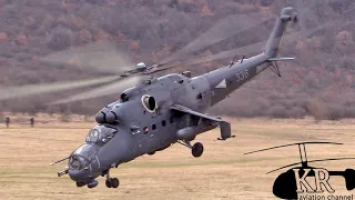 Mi-24 Hind demo flight