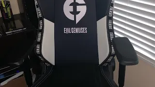 SecretLab Evil Genius Omega gaming setup