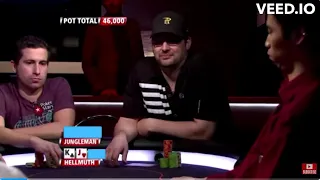 Hellmuth vs. Jungleman Ep.9 #poker #highstakespoker #hellmuth #jungleman #philhellmuth