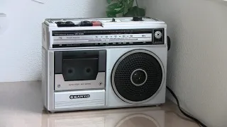 ラジカセ　サンヨー　SANYO　MR-G306　昭和レトロ家電　Old boombox