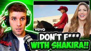 SHAKIRA FIRED SHOTS!! | Rapper Reacts to Shakira & Fuerza Regida - El Jefe