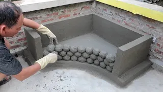 Tip Build a Aquarium From Cement Marbles And Bricks Easy And Beautiful at Home