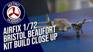 The Airfix 1/72 Bristol Beaufort Mk 1 Bomber | Model Kit Build Up Close