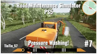 Road Maintenance Simulator -  #7 Pressure Washing! - PS5