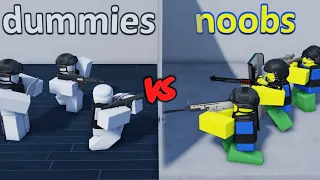 DUMMIES VS. NOOBS... (ROBLOX)