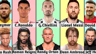 WWE Superstars Who Look Alike Football Players