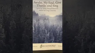 Awake, My Soul, Give Thanks and Sing (Courtney) - Tenor