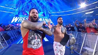 The Usos Retain Their SmackDown Tag Team Tittles At WrestleMania | WWE WrestleMania 38 Highlights