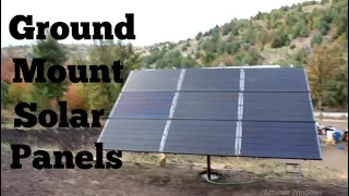 I Built An Adjustable Solar Panel Rack (Ground Mount)