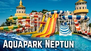 ALL WATER SLIDES at Aquapark Neptun in Sozopol, Bulgaria