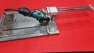 How To Make Angle Grinder Sliding Cutting Jig