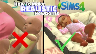 How to: Make Realistic Newborn Sims 4 2021 Plus Giveaway