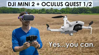 Fly The DJI Mavic Mini or Mini 2 With An Oculus Quest Or Quest 2