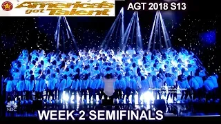 Angel City Chorale “The Rising” SO BEAUTIFUL &OPTIMISTIC Semi-Finals 2 America's Got Talent 2018 AGT