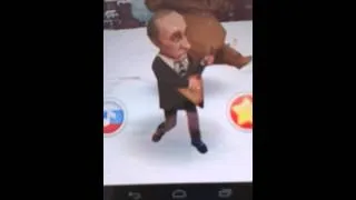 Talking Putin hraje na  balalajku Gangnam style