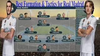 PES 2019 - Best Formation & Tactics for Real Madrid