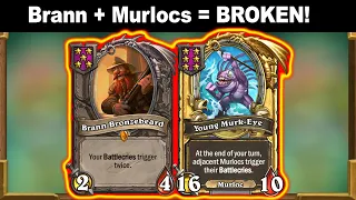 Brann Interaction Works With Young Murk-Eye | Christian Hearthstone Battlegrounds