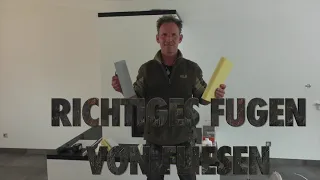 Ausfugen von Fliesen richtig machen. Zementfugen, Epoxidharzfugen.Tile Joints. DIY / CM - Müller