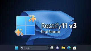 Fix Windows 11 with THIS 👆🏻 (Rectify11 v3)