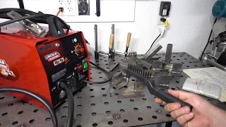 Cheap Flux Core Welder Testing - With Cut and Etch