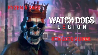 Watch Dogs Legion gameplay test | RTX 2070 Super | Ryzen 5 3600 | 1080p Ultra RTX ON/OFF