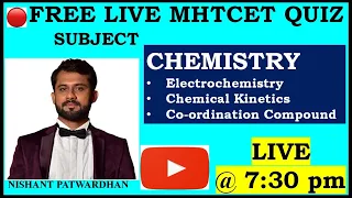 MHTCET 2020 MENTI-QUIZ (DAY-14)| CHEMISTRY | MHTCET2020 MHT-CET 2020 LIVE QUIZ