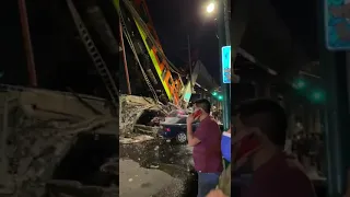 Se cae metro en Olivos, línea 12.